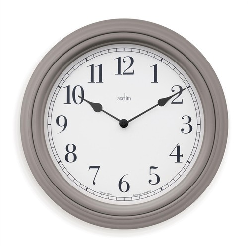 Round wall clock - clock, acctim