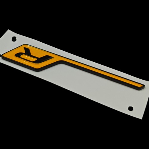 Amg gtr emblem matte - emblem,