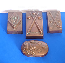 4 Miniature Victorian copper