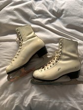 Vintage white leather ice