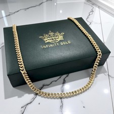 Mens 9ct Gold XP 6mm Patterned