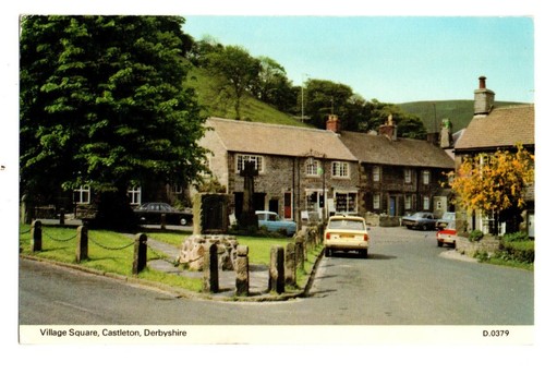 Derbyshire village square - village,