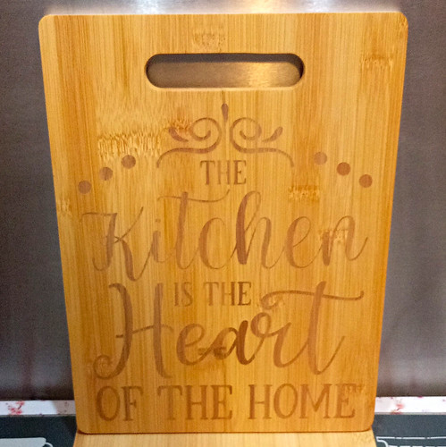 Bamboo cutting board with - cutting,