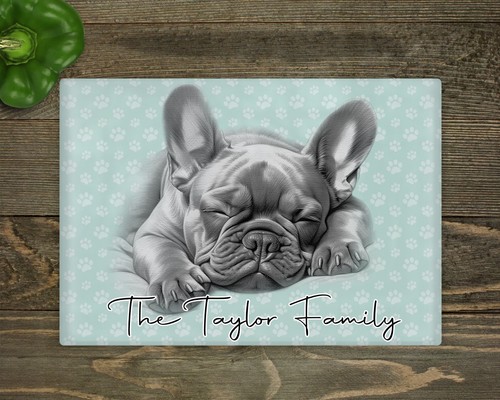 French bulldog chopping - french,