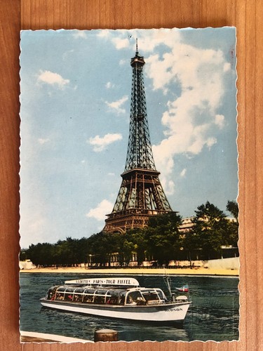 Postcard france eiffel - -, france,