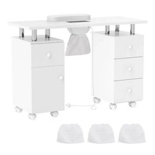 Manicure Table Nail Desk with Electric Dust Collector