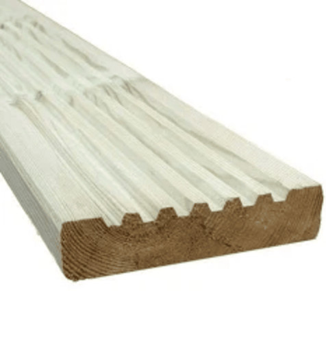 Deck boards softwood green - deck,