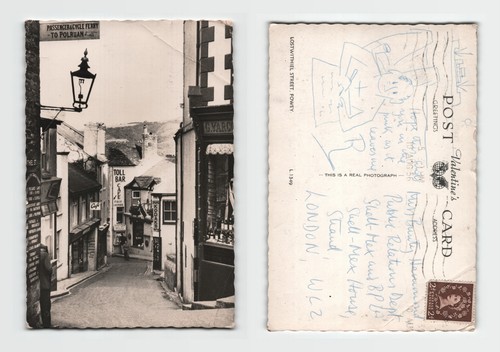 Vintage rppc fowey - vintage,