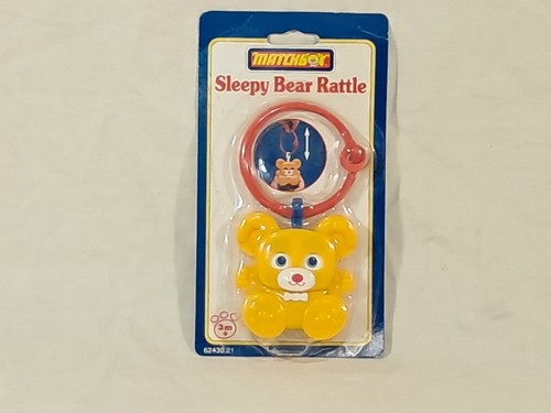 Retro matchbox sleepy bear - retro,