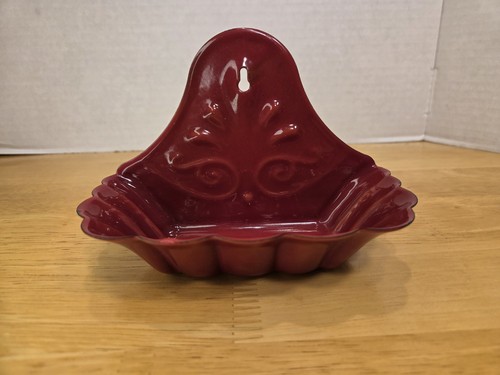 Vintage style red enamel wall - vintage,