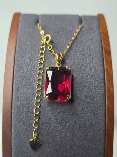 Ruby viking pendant 925 - ruby,