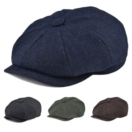 Flat cap with peak shelby - cap,