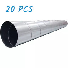 JOB LOT 20 PCS Spiral pipe diameter 250 mm length 180cm round galvanized