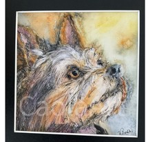 Square original watercolour