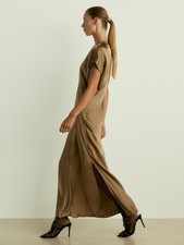 Reiss Womens Green Maxi A line