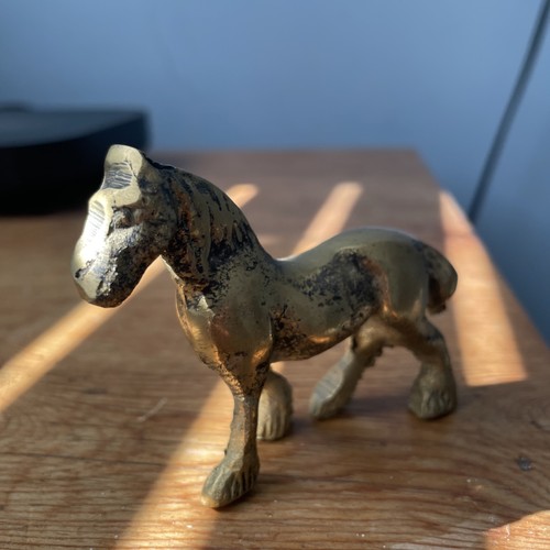 Brass horse figure vintage - horse,