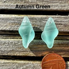 2 Pieces Cultured Sea Glass