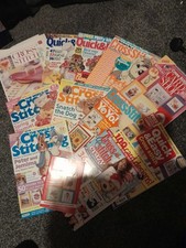 Collection of Cross Stitch Magazines and Patterns
