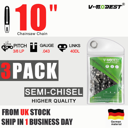 3pack chainsaw chain fits - 3pack, 10"