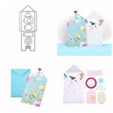 Gift box Envelope Metal Cutting Dies Stencils For DIY Scrapbooking Craft Making
