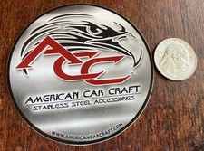 American Car Craft Co. STICKER