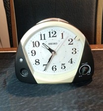 Seiko Bedside/Table Alarm Clock QHE056K All Working Excellent Condition