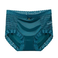 Womens Full Brief Lace Satin