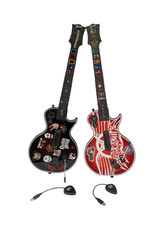 Guitar Hero Wireless Guitars Bundle for PS2 PS3 - Aerosmith & Black Models Used