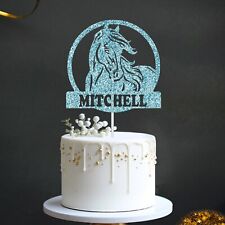 Personalised Glitter Horse