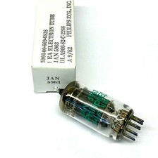 5963  JAN 5963  NOS PHILIPS ECG USA  Valve  Tubes 