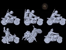 WW2 German Motorcycle Set (x6)