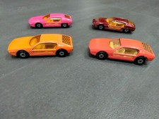 4 x Matchbox Superfast Lesney No. 20 - Lamborghini Marzal vintage cars - Joblot