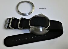 NEW Silver Ring adapter Citizen Autozilla Eco Zilla Fits BJ8050 + BLACK STRAP