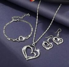 Necklace Earrings Bracelet Set