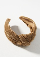 Anthropologie Velvet Top-Knot