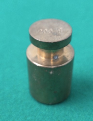 Vintage 1965 brass 200g postal - vintage,