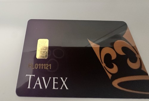 Tavex 25g gold bar 24ct - tavex, pure