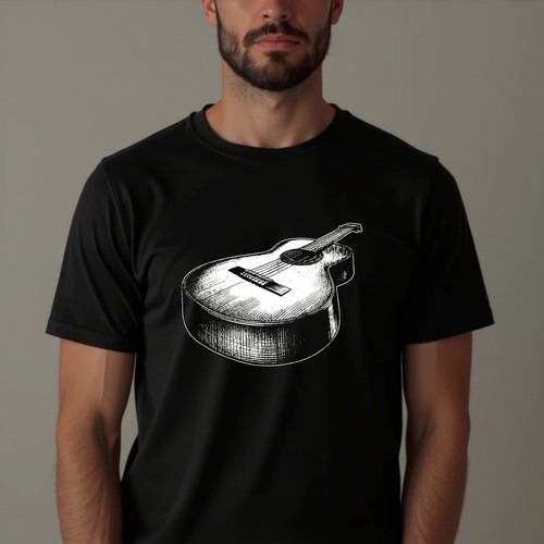 Acoustic guitar shirt - guitar, t-shirt