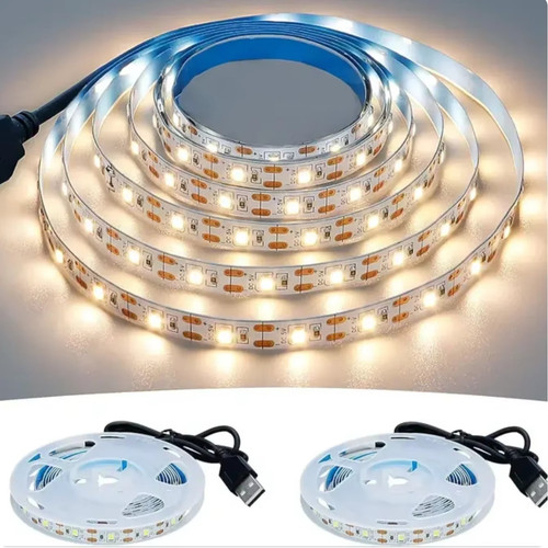 10m led strip light - 5v, warm