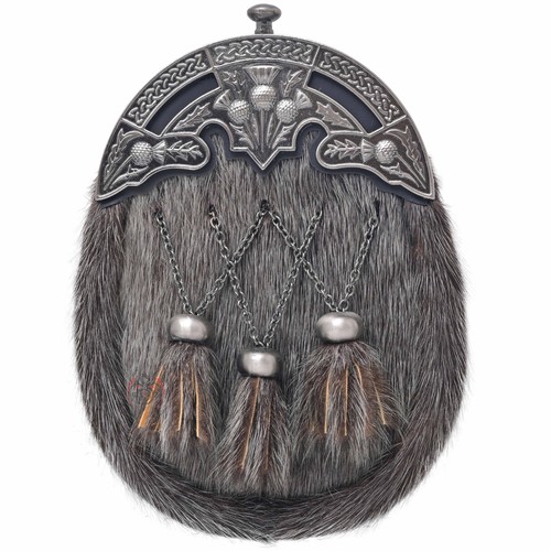 Scottish thistle kilt - scottish, sporran