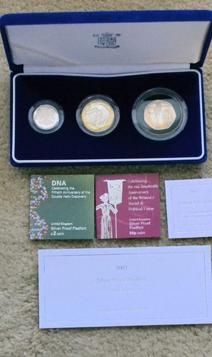 Silver piedfort coins all - coins, with