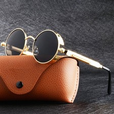 Steampunk Glasses Cyber Round