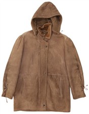 SHEARLING Womens Hooded