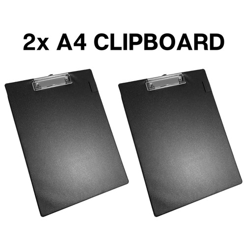 Clipboard black with pen - 2x, a4