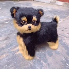 Yorkie Dog Simulation Toy Dog
