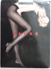 Falke Small Size Tights 20 Denier with a Dots All Over Pattern in a Grey shade
