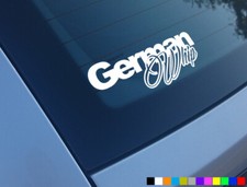 GERMAN WHIP FUNNY CAR STICKER