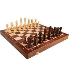 Luxury Wood Chess Set –