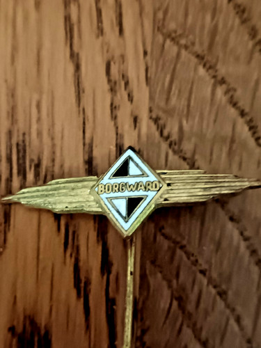 Vintage enamel borgward car - borgward,