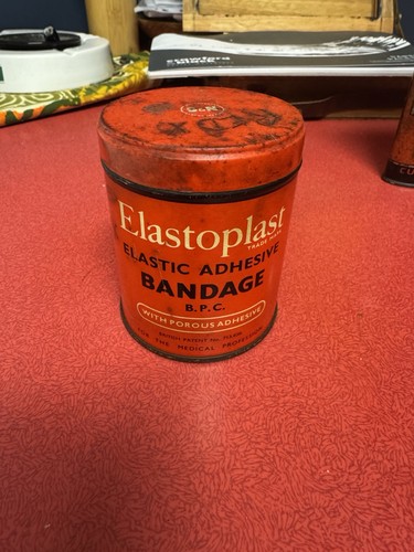 Vintage elastroplast metal - elastroplast, tin